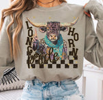 Longhorn Pride Grunge DTF Transfer