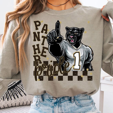 Panther Pride Grunge DTF Transfer