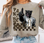 Panther Pride Grunge DTF Transfer