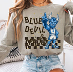 Blue Devil Pride Grunge DTF Transfer