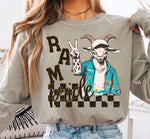 Ram Pride Grunge DTF Transfer