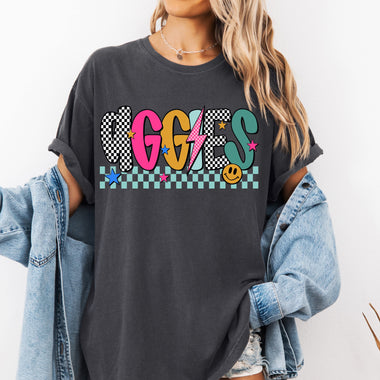 Aggies Mix Print Preppy Mascot DTF Transfer