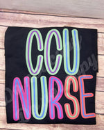 Bright CCU Nurse DTF Transfer