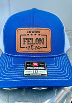 Felon 2024 Leather Patches *Patch Only*
