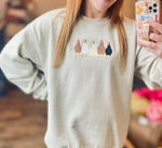 Chickens Wholesale Embroidered Sweatshirt