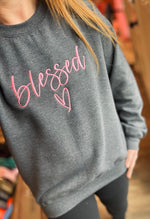 Blessed Wholesale Embroidered Sweatshirt