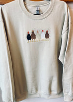 Chickens Wholesale Embroidered Sweatshirt