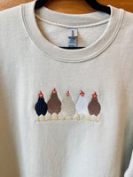Chickens Wholesale Embroidered Sweatshirt
