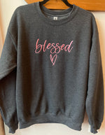 Blessed Wholesale Embroidered Sweatshirt