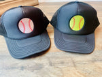 Baseball/Softball Embroidered Trucker Hat