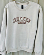 Coffee Weather Wholesale Embroidered Sweatshirt
