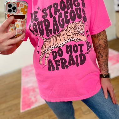Be Strong and Courageous Wholesale Tee