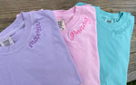 Personalized Embroidered Neckline Wholesale Tee kit