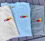 Teacher Embroidered Pocket Wholesale Tee
