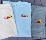 Teacher Embroidered Pocket Wholesale Tee