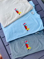 Teacher Embroidered Pocket Wholesale Tee