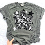 Roos Checkered Star Mascot DTF Transfer (CT)