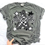 Patriots Checkered Star Mascot DTF Transfer (CT)