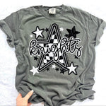 Knights Checkered Star Mascot DTF Transfer (CT)