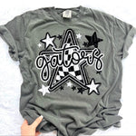 Gators Checkered Star Mascot DTF Transfer (CT)