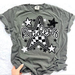Raiders Checkered Star Mascot DTF Transfer (CT)