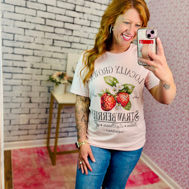 Fresh Picked Strawberries Wholesale Tee