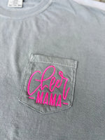 Cheer Mama Embroidered Pocket Wholesale Tee