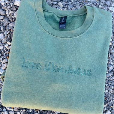 Love like Jesus Wholesale Embroidered Sweatshirt