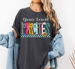 Preppy Your Town Mascot Checkered DTG Wholesale Tee