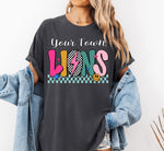 Preppy Your Town Mascot Checkered DTG Wholesale Tee