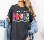 Preppy Your Town Mascot Checkered DTG Wholesale Tee