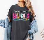 Preppy Your Town Mascot Checkered DTG Wholesale Tee