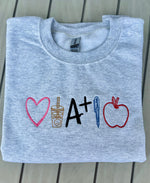 Teacher Essentials Wholesale Embroidered Sweatshirt