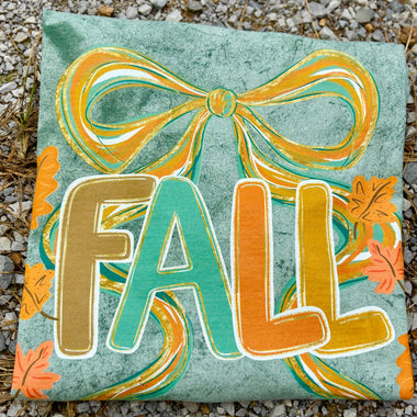 Fall Bow Coquette Wholesale Tee