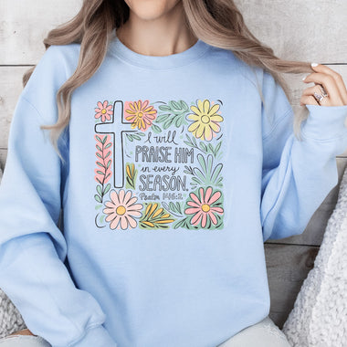 I will Praise Him DTF Transfer