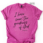 I Have Seen the Goodness of God Single Color Screen Q101