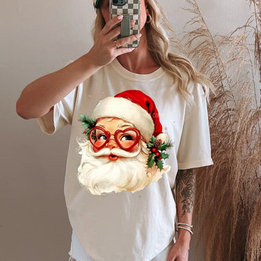 Vintage Sunglasses Santa Wholesale Tee