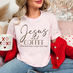 Jesus and Coffee Single Color Screen B20