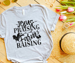 Starting Ship Date "1/28/2025" Jesus Praising Farm Raising Single Color Screen