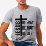 Jesus The Way, Truth and Life DTF Transfer