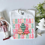 Pastel Christmas Stack DTF Transfer