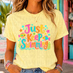 Just Keep Swimming DTF Transfer (UAC)