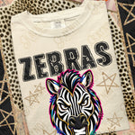 Grunge Varsity Zebras DTF Transfer (KD)