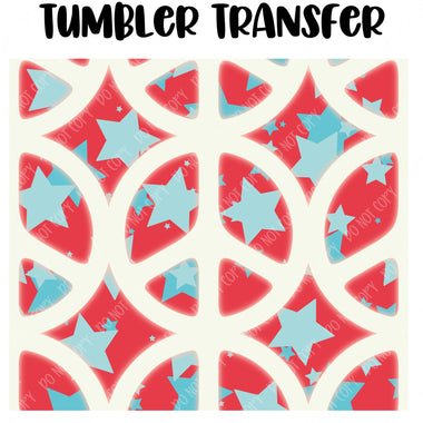 Peace Tumbler Seamless  Sublimation Transfer