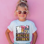 Kindergarten Checkered Pink DTF Transfer (SDD)