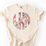 Custom Blooms (SAG) Monogram DTF Transfer (leave initials in the note/personalize box with first initial first, last name initial middle and middle initial last)