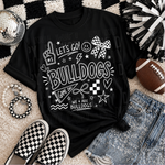 Let's Go Bulldogs Mascot DTF Transfer (SBB)