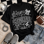 Let's Go Cardinals Mascot DTF Transfer (SBB)