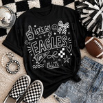 Let's Go Eagles Mascot DTF Transfer (SBB)