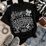 Let's Go Patriots Mascot DTF Transfer (SBB)